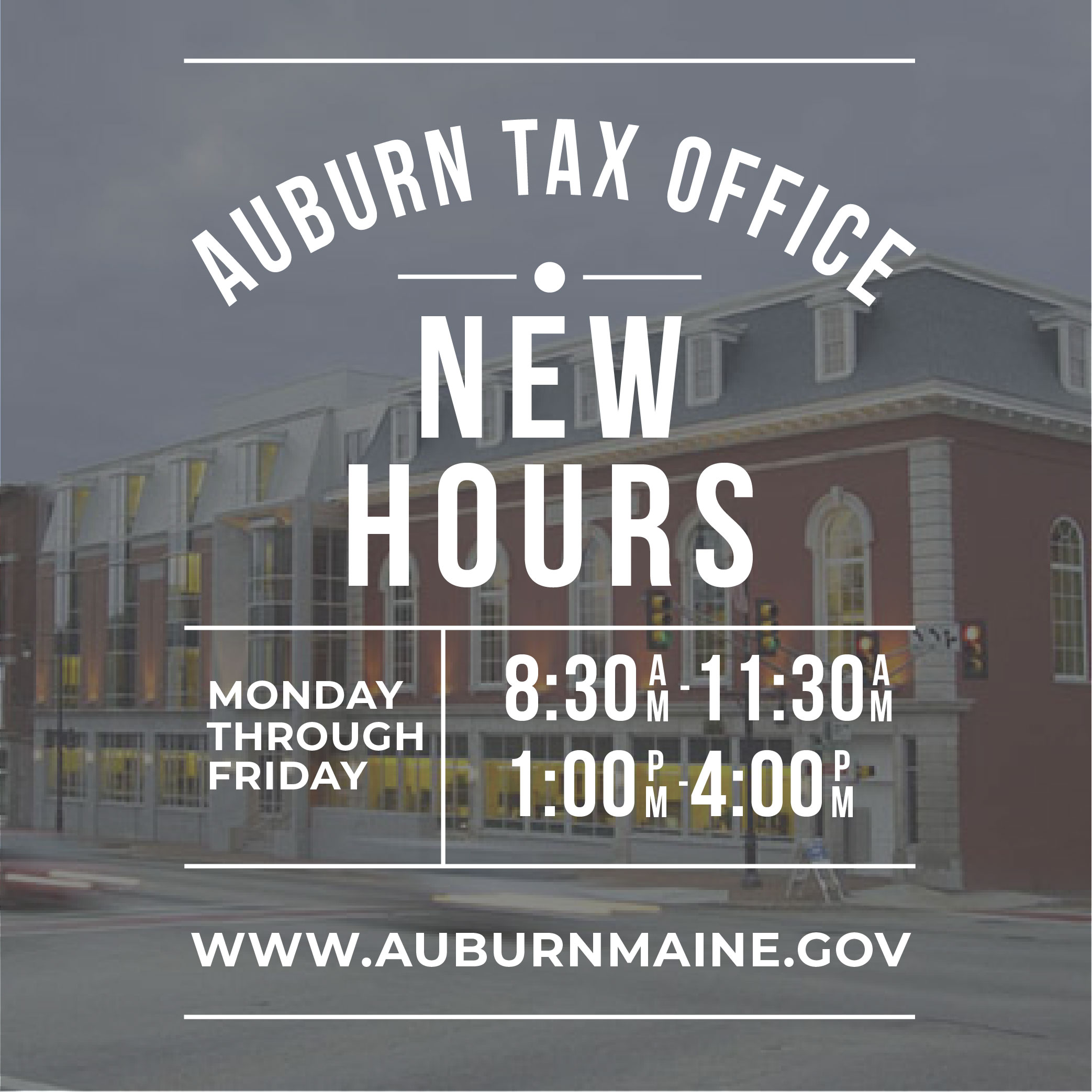 TAX OFFICE: New hours